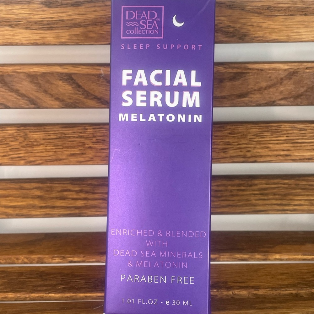 Dead Sea Facial Serum Melatonin 1.01 oz Sleep Support